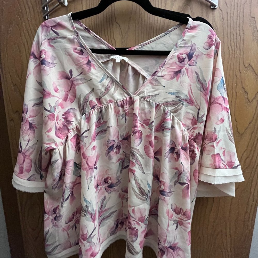 Pink Floral Top